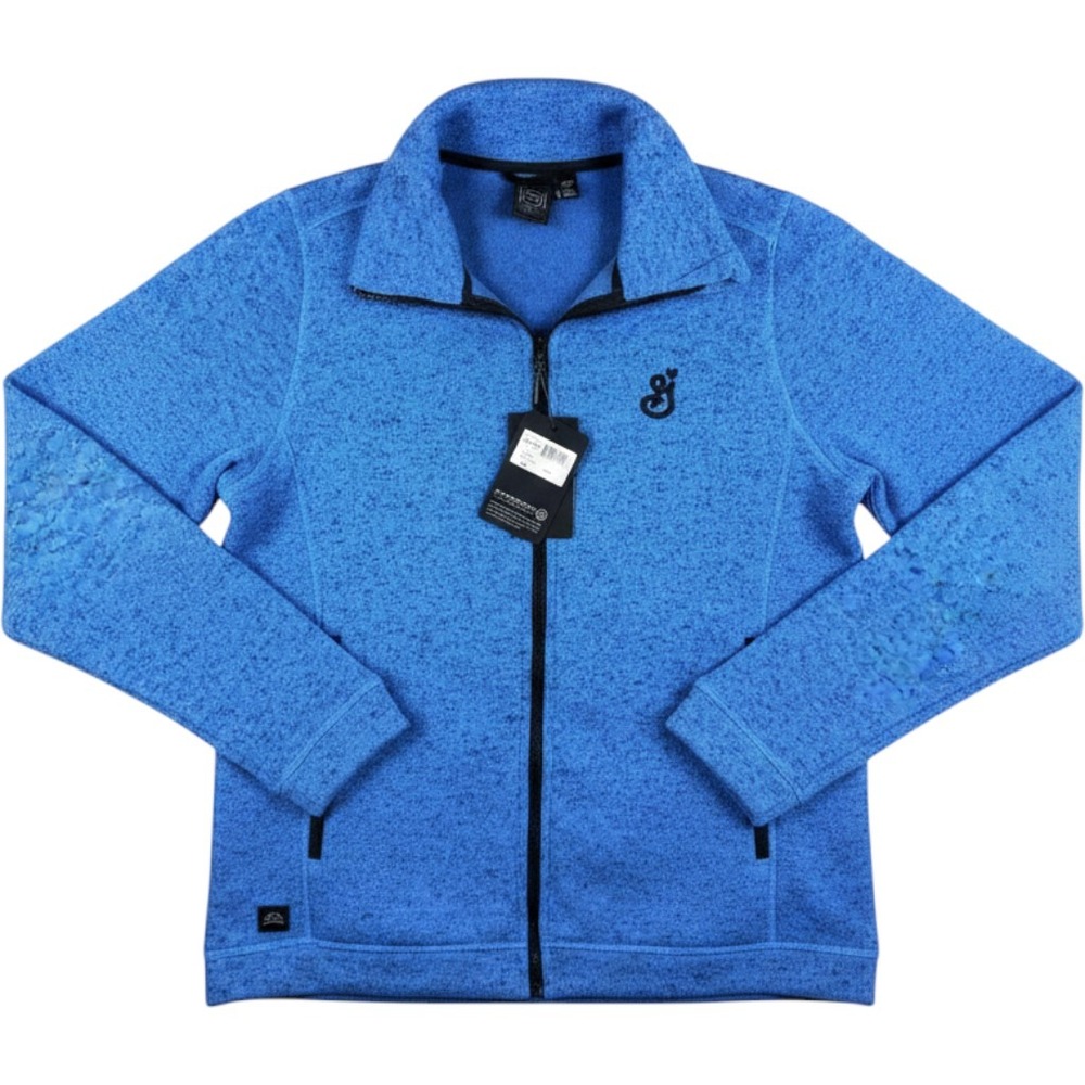 New‎ Stormtech Performance Full Zip Fleece Jacket Mens L Mock Neck Blue NWT